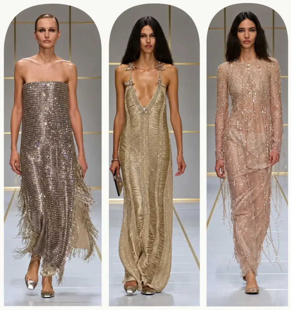Giorgio Armani SS27 Finds a New Rhythm in Black, White and Gold