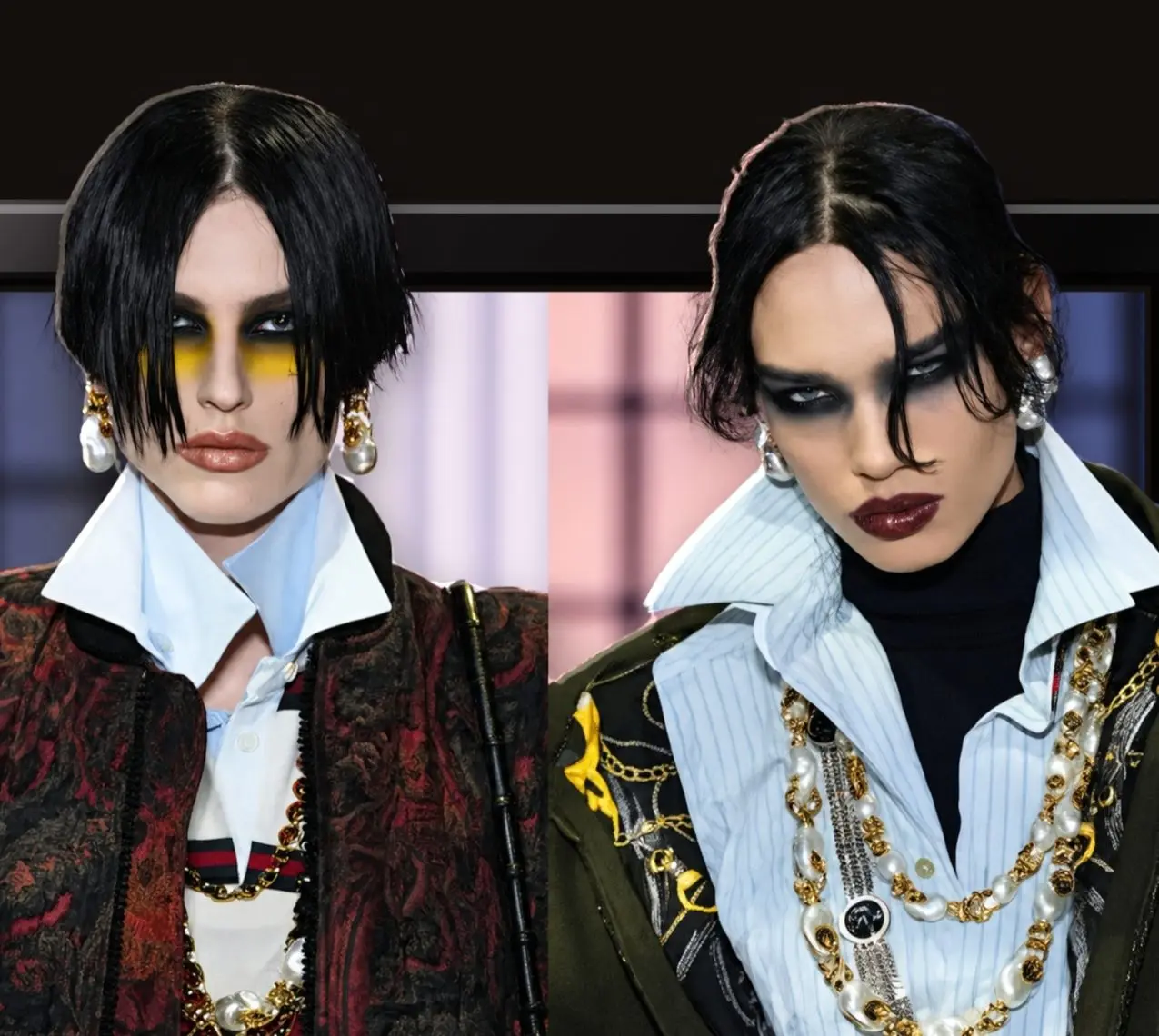 Gucci SS 27 Beauty Looks - Milan Fashion Week