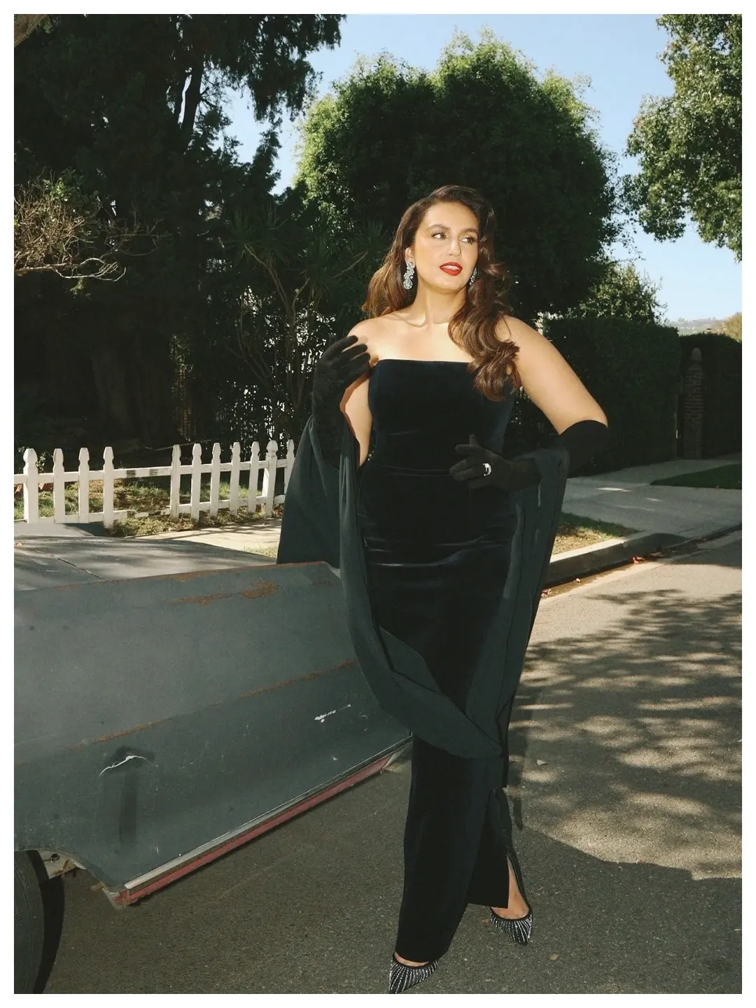 Huma Qureshi in Black Gown at 2026 Emmys