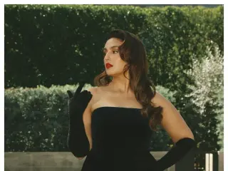 Huma Qureshi in Black Gown at 2026 Emmys