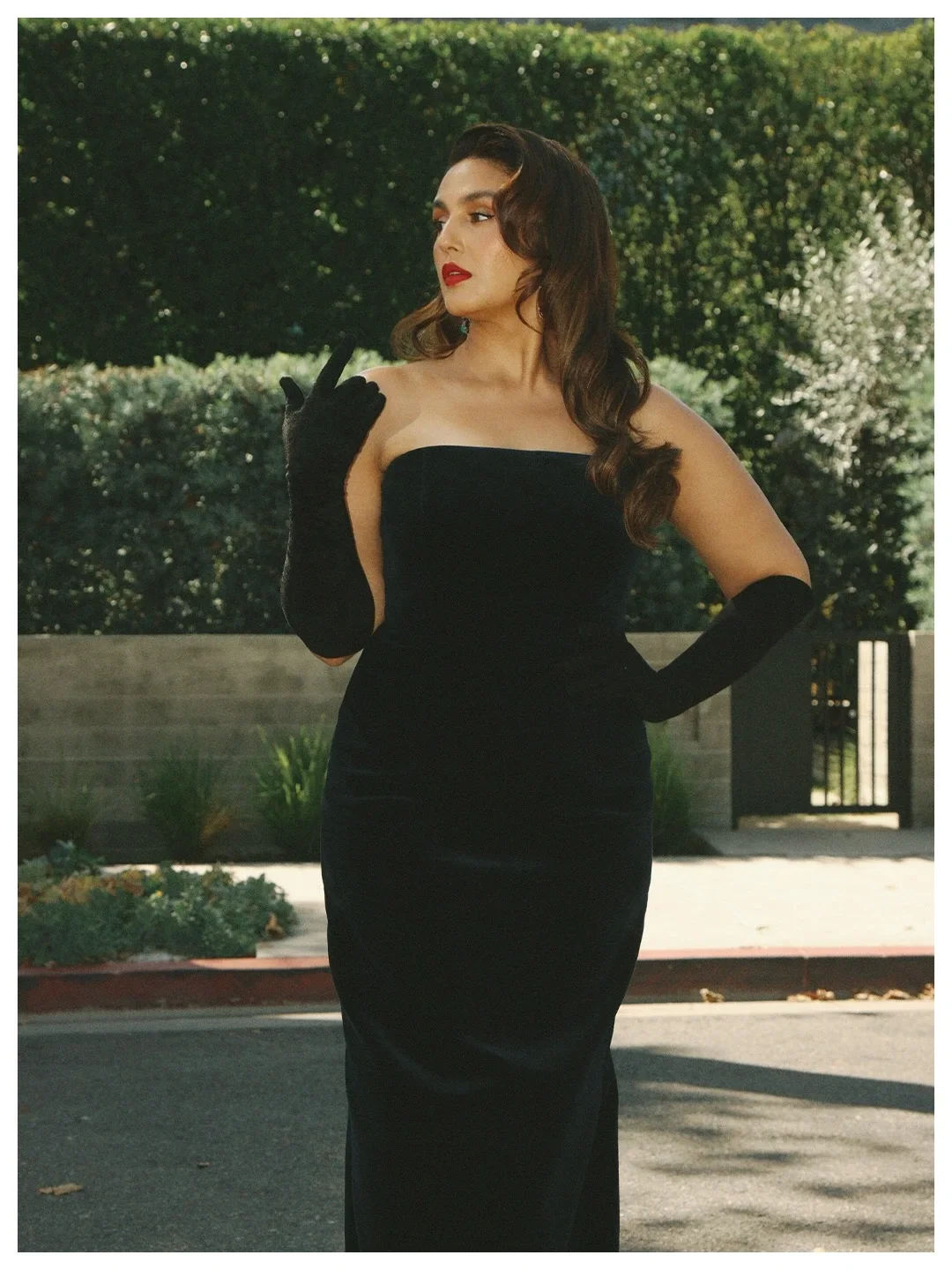 Huma Qureshi in Black Gown at 2026 Emmys