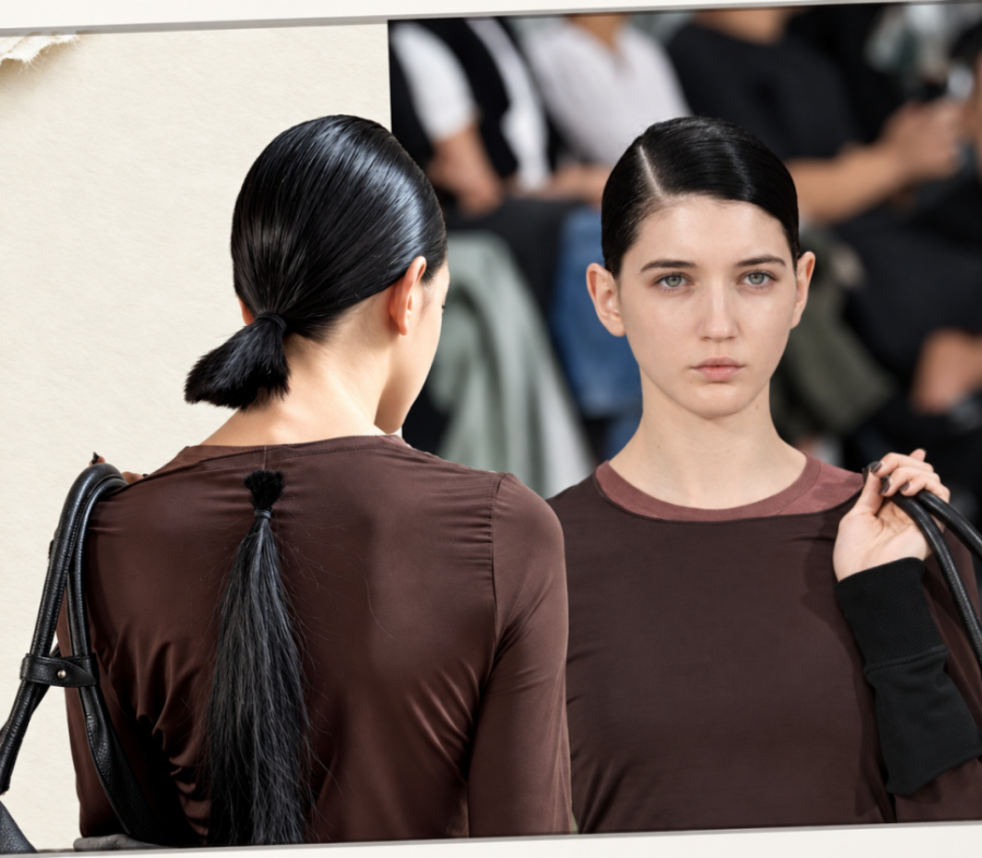 Julie Kegels SS27 Turns a Ponytail Into a Garment Detail