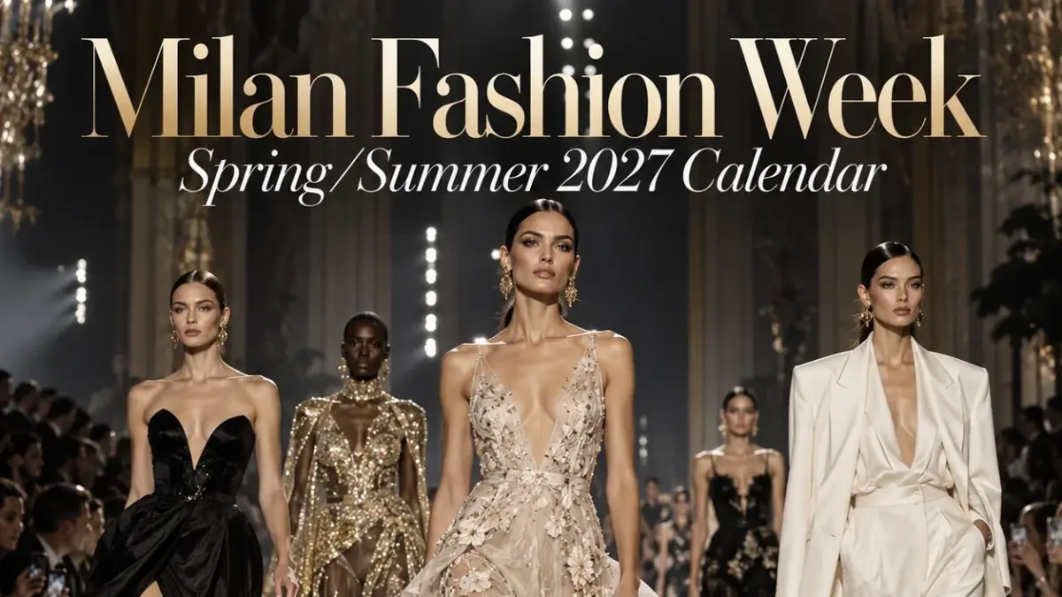Milan Fashion Week Spring/Summer 2027 Calendar