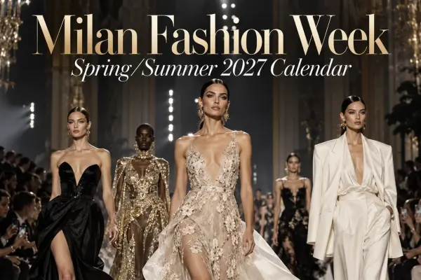 Milan Fashion Week Spring/Summer 2027 Calendar
