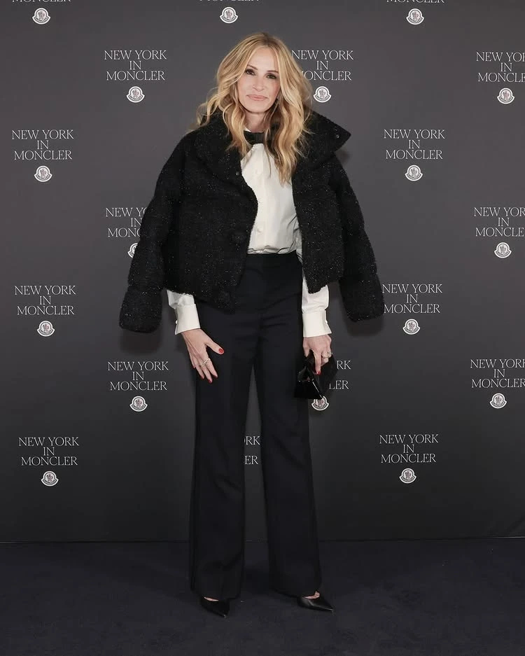 Julia Roberts at Moncler Fifth Avenue Flagship During NYFW