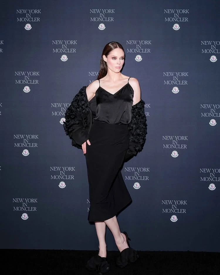 Coco Rocha Moncler Fifth Avenue Flagship During NYFW