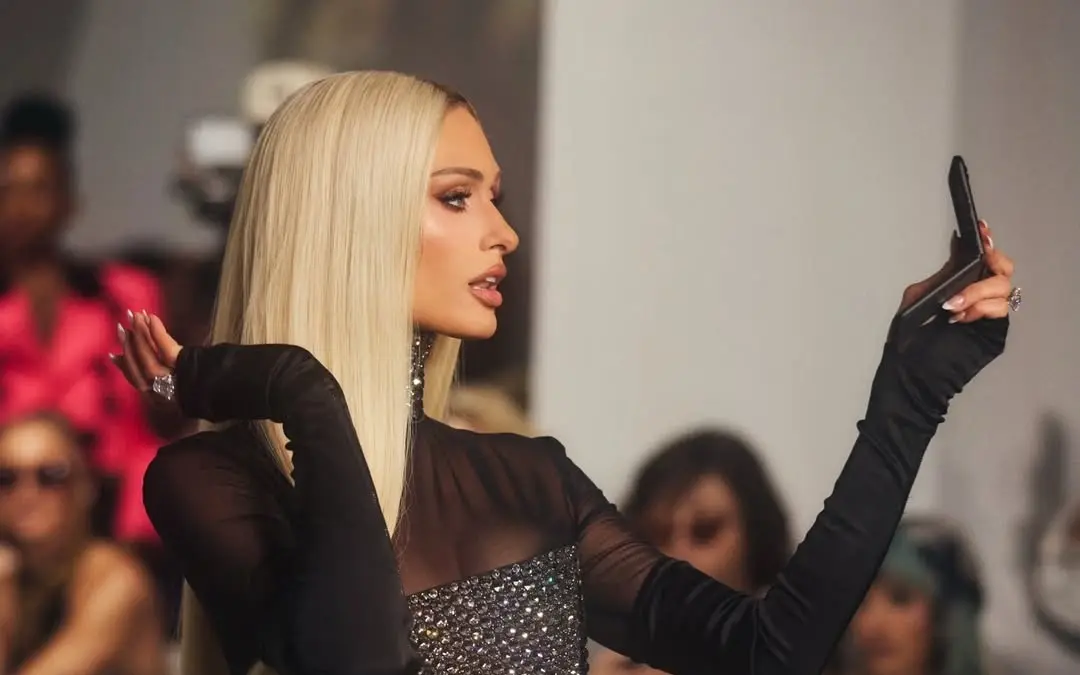 Paris Hilton Brings Swarovski Motorola Razr Glamour to NYFW 2026