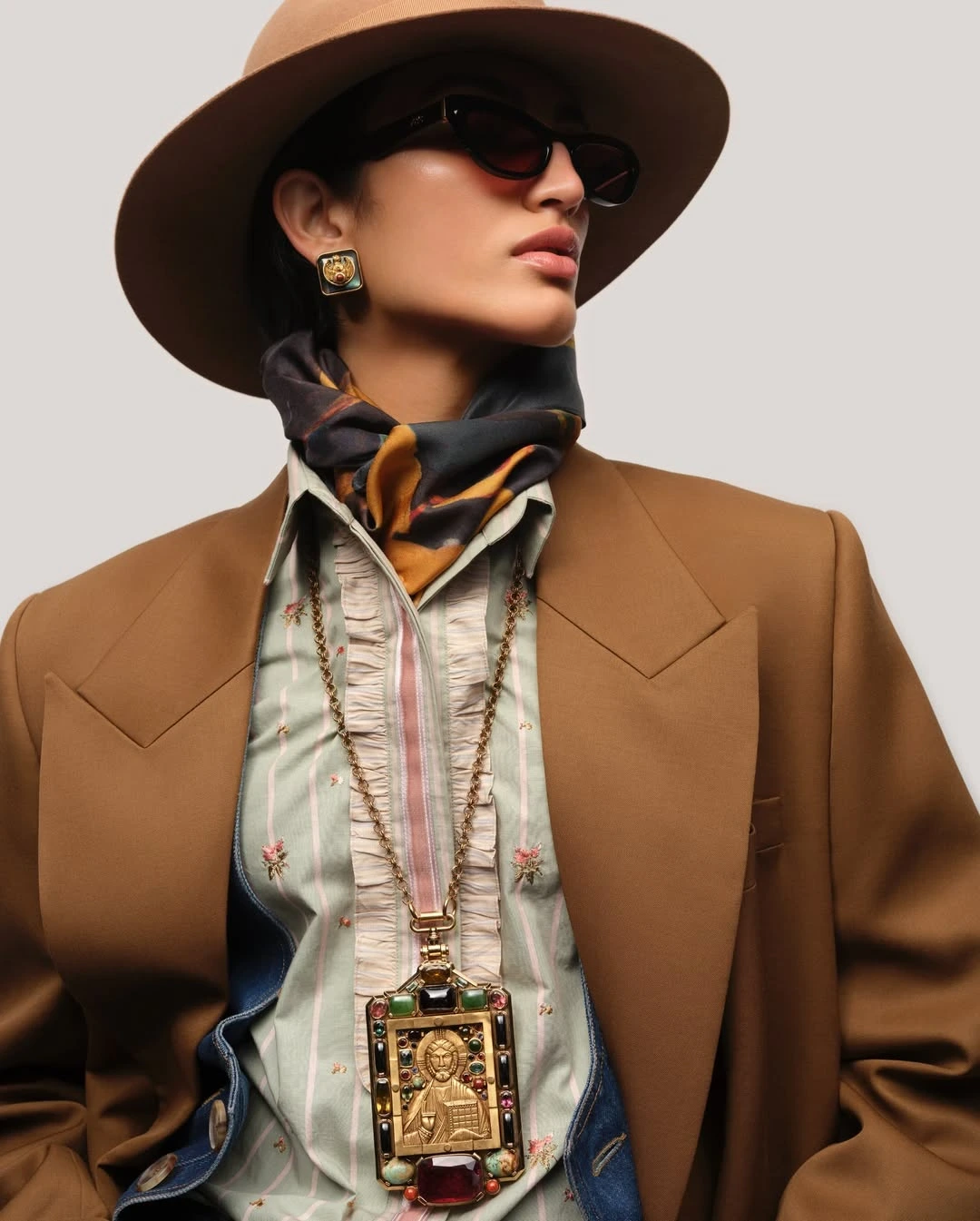 Sabyasachi x The Met Jewellery at NYFW Spring 2027 -The Pantokrator Pendant