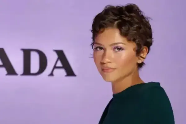 Zendaya Sports a New Pixie Haircut for Prada Beauty in New York