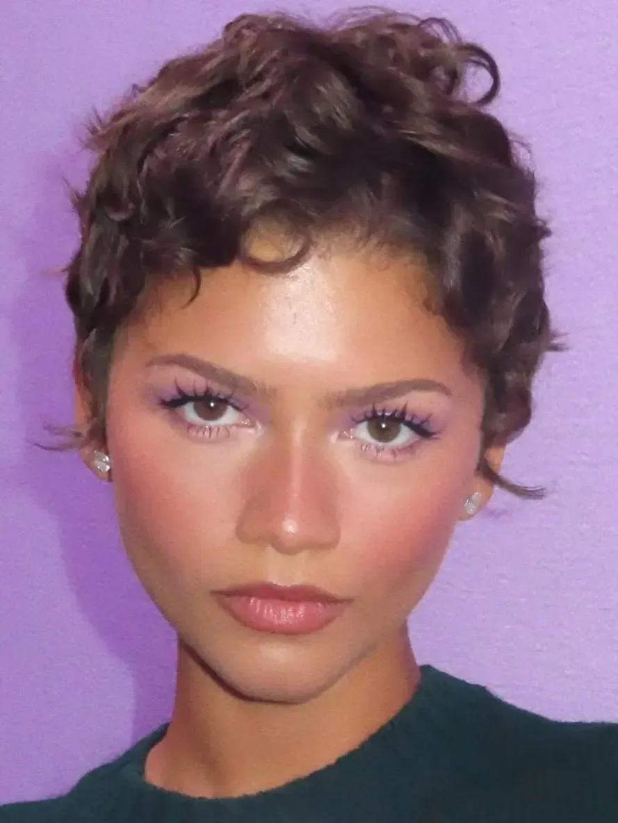 Zendaya Sports a New Pixie Haircut for Prada Beauty in New York