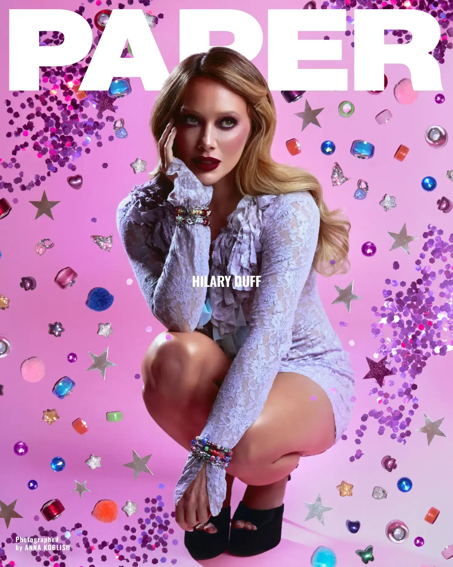 Hilary Duff in her PAPER Magazine cover story about early-2000s nostalgia and newfound confidence