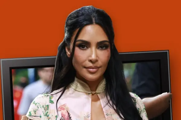 Kim Kardashian Goes Vintage Roberto Cavalli at the Singapore Grand Prix
