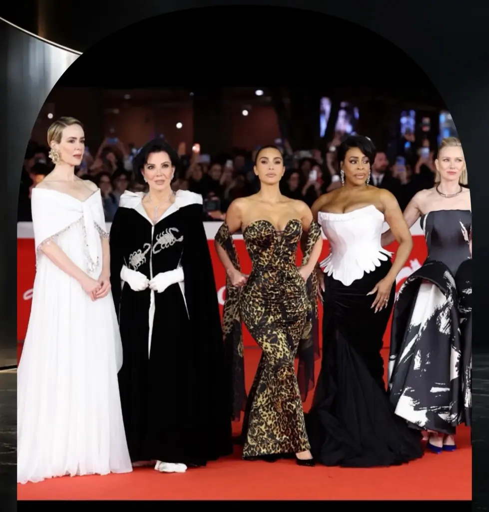 Kim Kardashian at the film festival promoting the legal drama All’s Fair