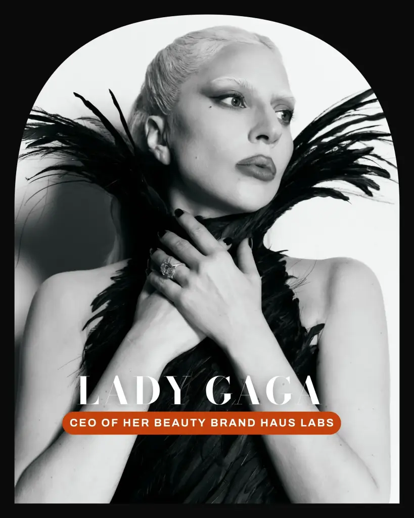 Lady Gaga, who has become CEO of the beauty brand she co-founded, Haus Labs