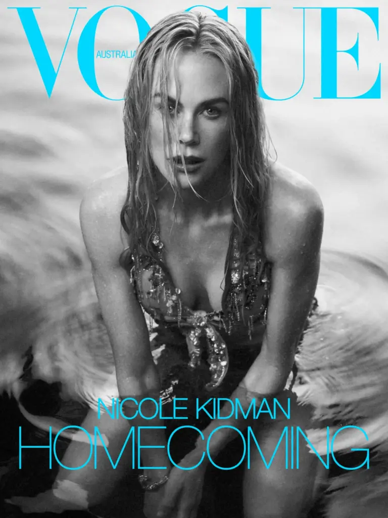Nicole Kidman on the cover of Vogue Australia