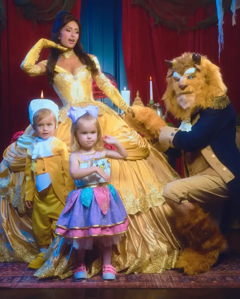 Paris Hilton in a Disney-themed Halloween look