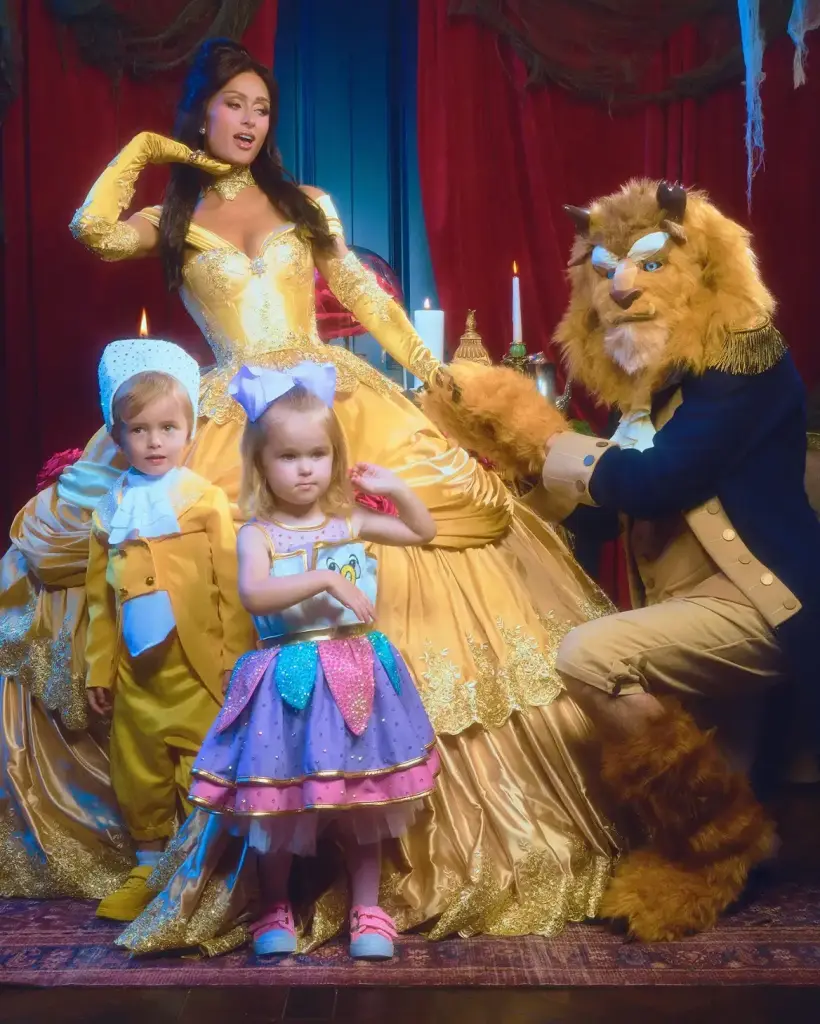 Paris Hilton in a Disney-themed Halloween look