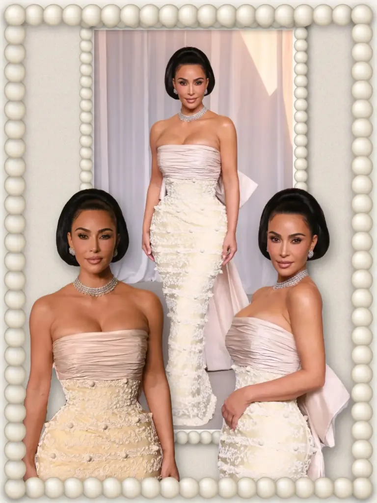 Kim Kardashian in Balenciaga at Academy Museum Gala 2026