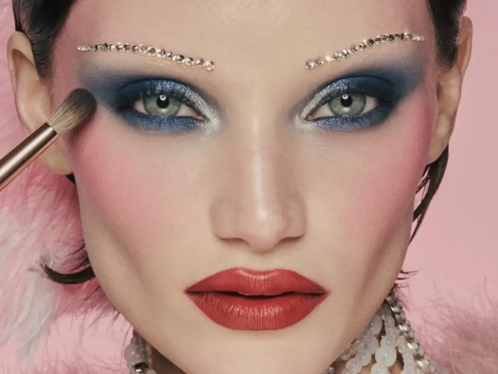 Crystal Brows Trend Holiday Makeup