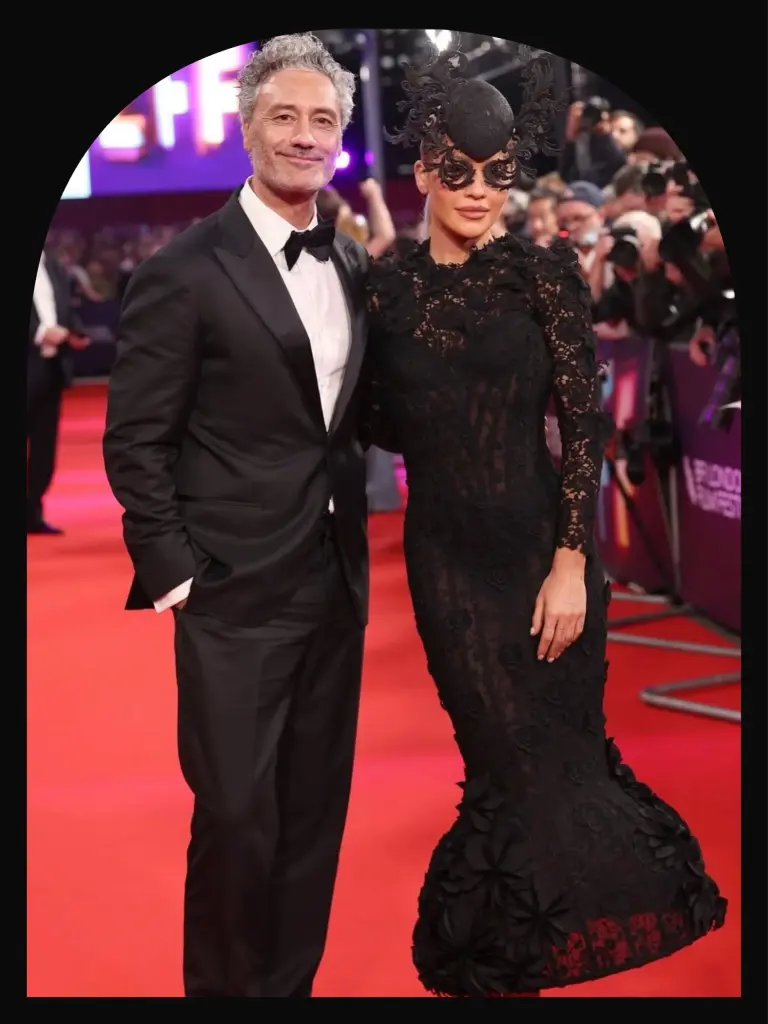 Rita Ora with husband at London Film Festival