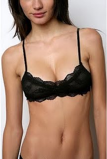 A soft unlined wireless bralette