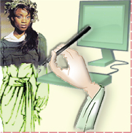 A CAD operator working on design software