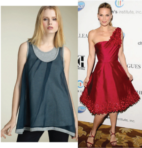 Outfit colors suited to a cool skin tone