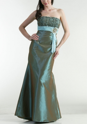 An A-line dress showing the fitted bodice and the straight, steadily widening skirt