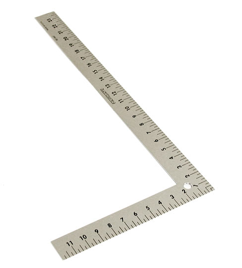 An L-square ruler for right angles