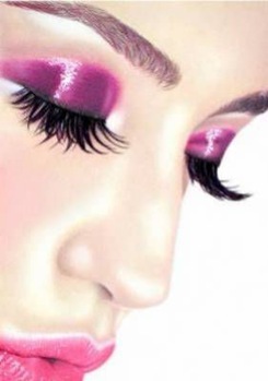 Purple and pink lip tones from the season