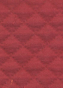 A swatch of silk matelasse with a raised quilted appearance