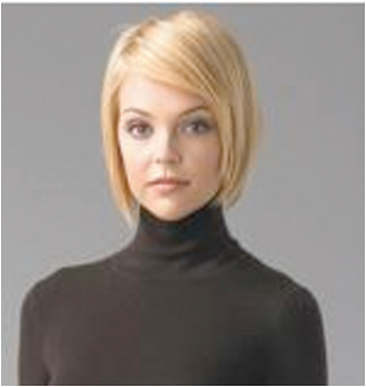 A turtle neckline with a high close-fitting collar
