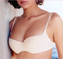 Different bra cup types shown together, including molded, padded and seamed constructions