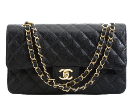 A quilted Chanel handbag