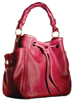 A Coach leather shoulder bag