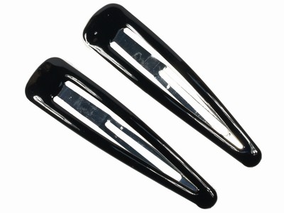 Decorative hair snap clips