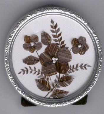 A piece of Victorian hair art worked from human hair