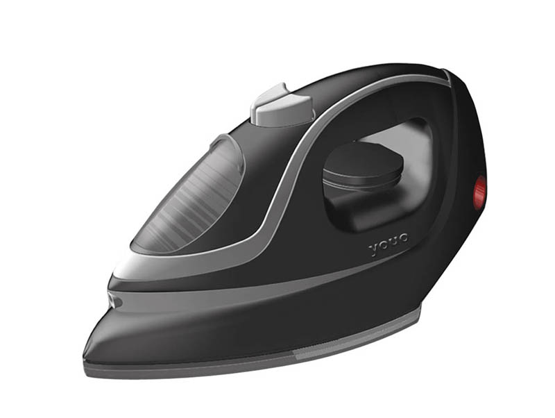 A steam iron used in garment construction