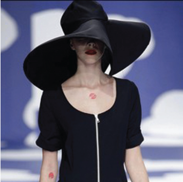 A deep U-shaped scoop neckline
