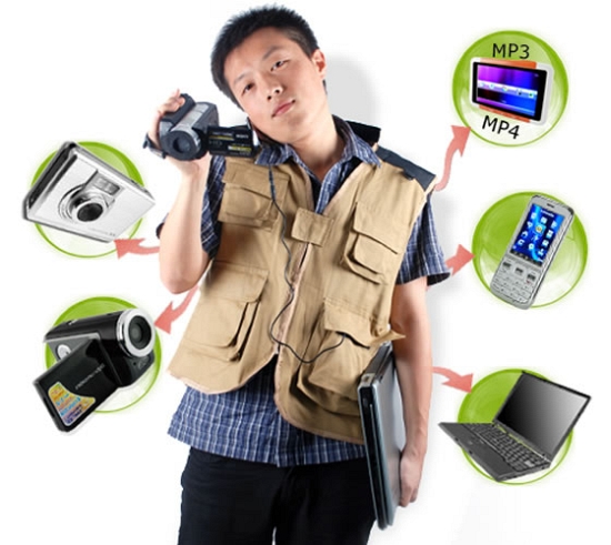 The Solar Vest: Wearable Charging for Portable Electronics