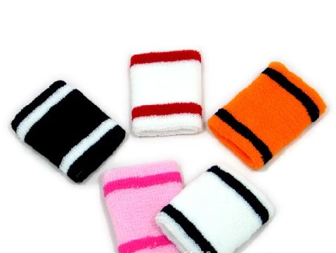 Terry wrist sweat bands