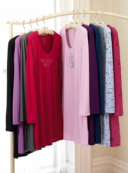 A selection of women's sleepwear in silk and cotton