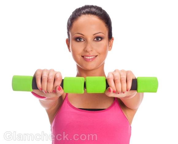 women weight lifting workouts