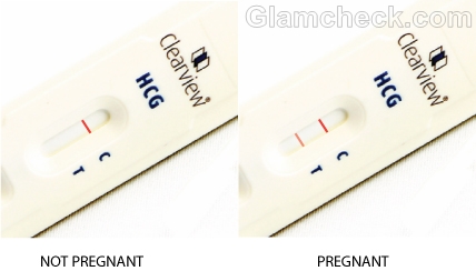 reading pregnancy test strip